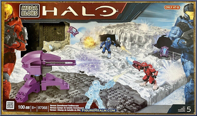 100pcs Target Exclusive Snowbound Battlescape 97068 NEW Halo Mega Bloks Versus 