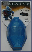 Drop Pod Metallic Blue Elite from Halo - Sets manufactured by Mega Bloks [Front]