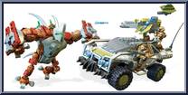 Forgehog vs. Banished Goliath from Halo - Sets manufactured by Mega Bloks [Loose]