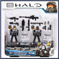 NMPD Customizer Pack from Halo - Sets manufactured by Mega Bloks [Front]