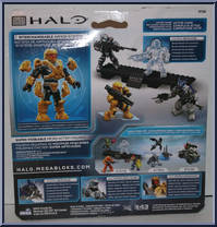 Spartan Assault Battle Pack from Halo - Sets manufactured by Mega Bloks [Back]