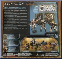 UNSC Desert Combat Unit from Halo - Sets manufactured by Mega Bloks [Back]