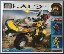 UNSC Flame Warthog from Halo - Sets manufactured by Mega Bloks [Front]