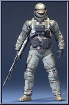 Sabre Pilot from Halo Reach - Series 6 manufactured by McFarlane [Loose]