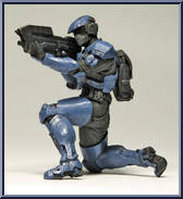 UNSC Troops (Blue) from Halo Wars - Heroic Collection 1 manufactured by McFarlane Toys [Loose]