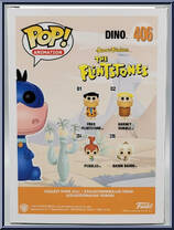 Dino (Blue) from Hanna Barbera - Flintstones Pop! manufactured by Funko [Back]