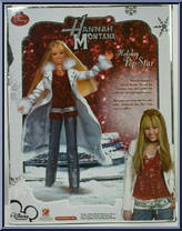 Hannah Montana (Holiday) from Hannah Montana - Basic Series manufactured by Jakks Pacific [Back]