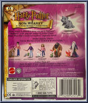 Ron Weasley / Scabbers from Harry Potter and the Sorcerer's Stone - Magical Minis manufactured by Mattel [Back]