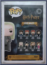 Lucius Malfoy from Harry Potter - Pop! Vinyl Figures manufactured by Funko [Back]
