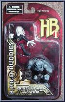 Prince Nuada / Wink from Hellboy II - B.P.R.D. Buddies manufactured by Mezco [Front]