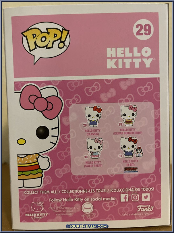 Hello Kitty Kawaii Burger Shop Sanrio Funko Pop Vinyl Figure