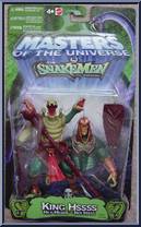 King Hssss from He-Man - 2002 Series - Snake Men manufactured by Mattel [Front]