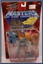 Man-at-Arms from He-Man - 2002 Series - Trading Cards manufactured by Mattel [Front]