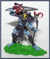 Stratos / Beast Man / He-Man / Skeletor from He-Man - 2002 Series - Mini Figures - Heroes vs Villains manufactured by Mattel [Loose]