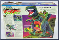 Tyrantisaurus Rex from He-Man - Masters of the Universe - Creatures manufactured by Mattel [Back]