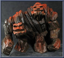 Rock Titan & Hercules from Hercules - Battle Packs manufactured by Mattel [Loose]