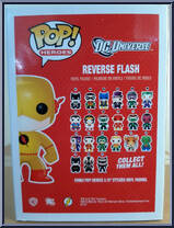 Reverse Flash from Heroes - DC Universe Pop! manufactured by Funko [Back]