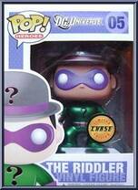 Riddler (Metallic) (Chase) from Heroes - DC Universe Pop! manufactured by Funko [Front]