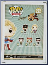 Supergirl (Sepia) from Heroes - DC Comics Bombshells Pop! manufactured by Funko [Back]