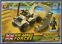 Army Infantry and Quad Bike from H.M. Armed Forces - Mini Sets manufactured by Character Options [Front]