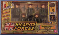Army Paratrooper Multi Pack from H.M. Armed Forces - Mini Sets manufactured by Character Options [Front]
