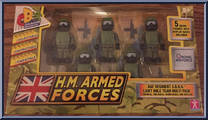 RAF Regiment C.B.R.N. Light Role Team from H.M. Armed Forces - Mini Sets manufactured by Character Options [Front]