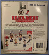 John Vanbiesbrouck from Hockey Headliners - In the Crease manufactured by Corinthian [Back]