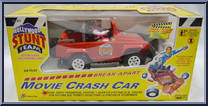 Movie Crash Car (White / Pink Driver) Action Figure