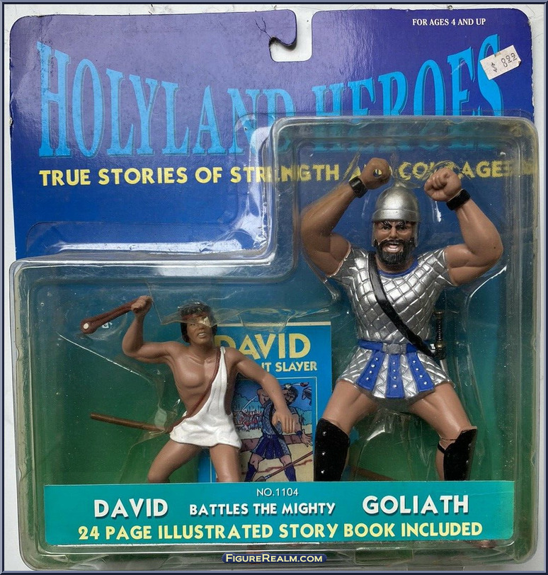 1995 Holyland Heroes David Battles The Mighty Goliath Carton of 12 Sets for sale online 