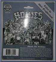 Ice Block / Pelon / Loco / Mr. Cleaner / Big Vato / Oso from Homies - Series  2 manufactured by Homieshop [Back]