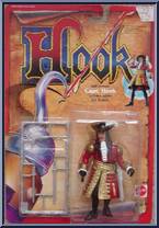 Captain Hook (Tall Terror) from Hook - Basic Series manufactured by Mattel [Front]