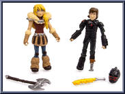 Astrid & Hiccup from How to Train Your Dragon 2 - Mini Figures manufactured by Spinmaster [Loose]