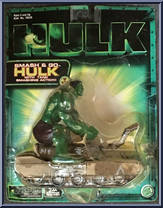 Hulk with Tank from Hulk - Motion Picture - Smash 'N Go's manufactured by Toy Biz [Front]