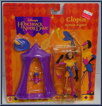 Clopin from Hunchback of Notre Dame - Action Figures manufactured by Mattel [Front]