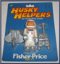 Lot Fisher-Price Husky Helpers - 1978 - Jouets Vintage Occasion