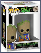 Groot with Cheese Puffs from I Am Groot - Pop! Vinyl Figures manufactured by Funko [Front]