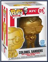Colonel Sanders (Gold) from Icons - Pop! Vinyl Figures manufactured by Funko [Front]