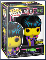 Elvira (Black Light) from Icons - Pop! Vinyl Figures manufactured by Funko [Front]