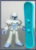 Yeti Snowboarder from Imaginext - Blind Bags - Series  9 manufactured by Fisher-Price [Loose]