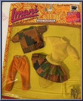 Outfit #1 from Imani the African American Princess - Outfits manufactured by Olmec Toys [Front]