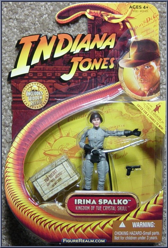 Irina Spalko Indiana Jones Kingdom of the Crystal Skull Basic Series Hasbro Action Figure