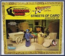 Streets of Cairo from Indiana Jones - Raiders of the Lost Ark - Accessories manufactured by Kenner [Back]