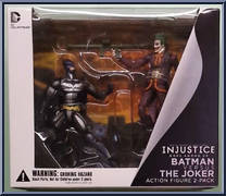 Batman vs Joker from Injustice: Gods Among Us - Basic Series manufactured by DC Collectibles [Front]