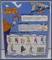 Penny and Brain from Inspector Gadget - Basic Series manufactured by Tiger Toys [Back]