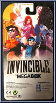 Invincible (Blue) (Megabox) from Invincible - Basic Series manufactured by McFarlane [Back]