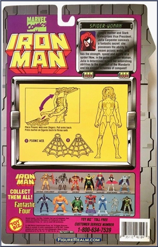 Spider-Woman - Iron Man - Series 1 - Toy Biz Action Figure