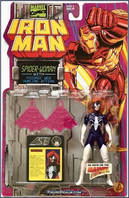 Spider-Woman - Iron Man - Series 1 - Toy Biz Action Figure