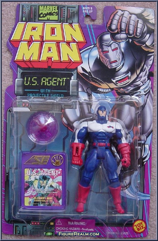 Agent Action Figure MIP Toy Biz Marvel Comics Iron Man U.S 