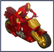 Armor Cycle from Iron Man 2 - 2010 Movie - Iron Racers manufactured by Hasbro [Loose]