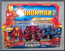 Armor Vault from Iron Man 2 - 2010 Movie - Superhero Squad manufactured by Hasbro [Front]